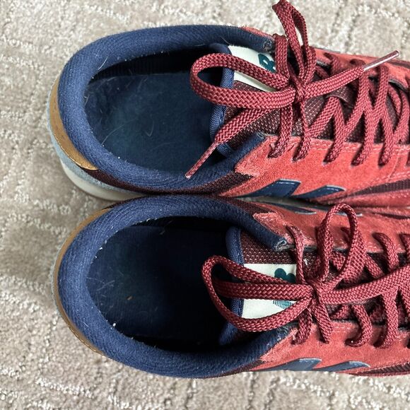 New Balance 620 Sneakers Women's 8 Rust Red Navy Blue Lace Up Casual Cute Retro - Picture 6 of 9